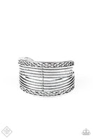 TRIBAL BLEND Center Target- Silver Bracelet