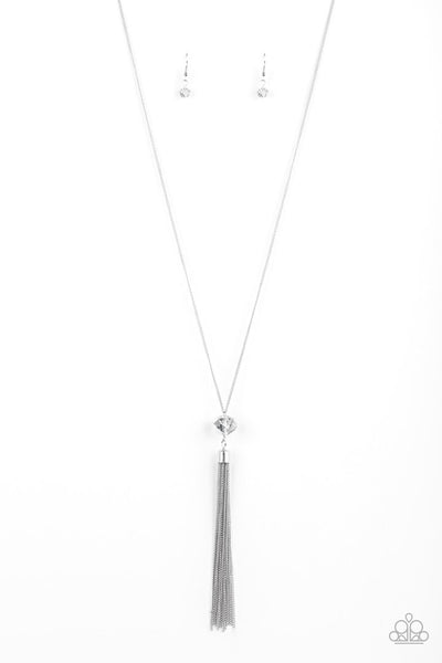 Socialite of the Season Silver Necklace